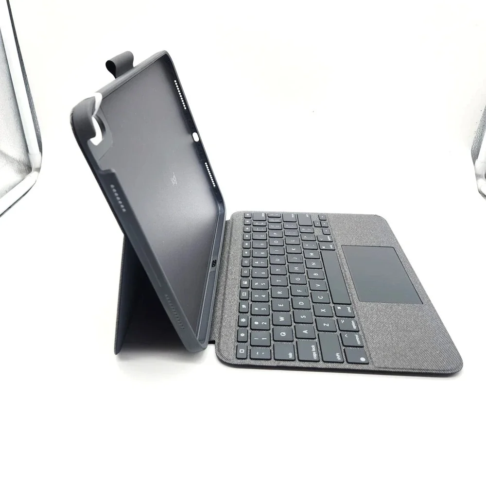 Logitech Combo Touch iPad 10th Gen Keyboard Case Backlit Trackpad Oxford Gray